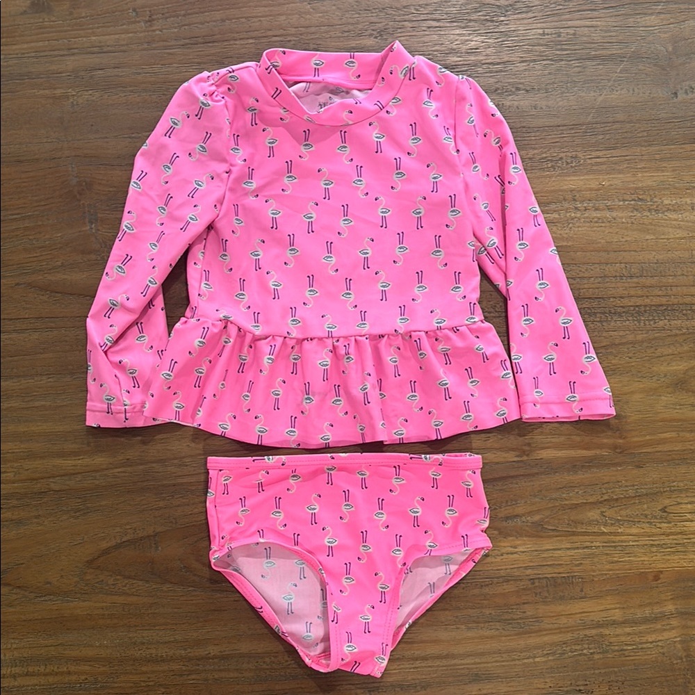 BOGO DEAL Baby Girl Flamingo Bathing Suit